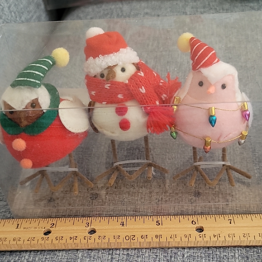 Target Wondershop Birds. Festive Holiday Bird Figurines